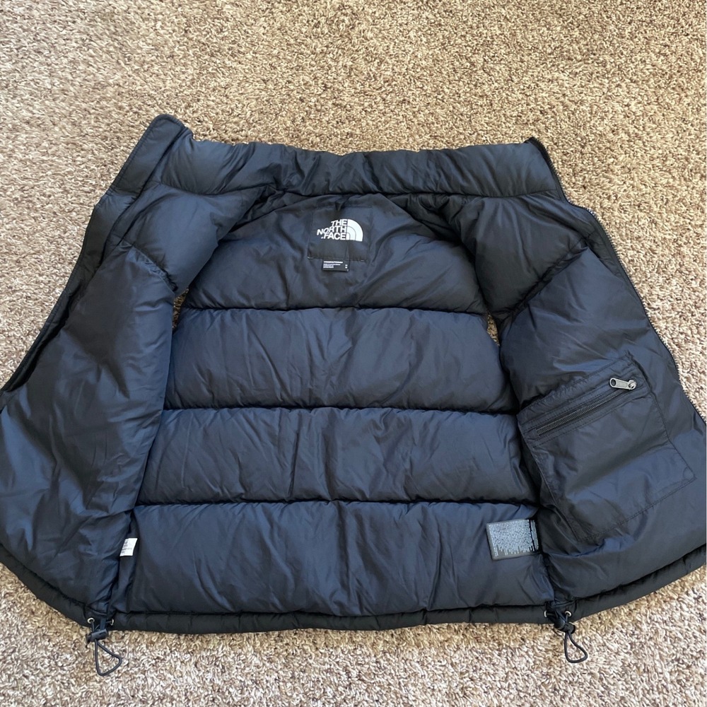 The North Face Womens Nuptse 700 Down Puffer Vest Black Size Medium 0492 - Picture 6 of 8